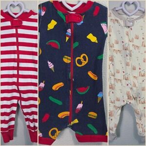 Hanna Andersson + Burt's Bees Baby Pajama Bundle 3pc Organic Cotton 6-12M‎